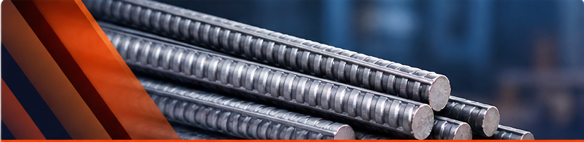 Stack of ribbed TMT reinforcement bars